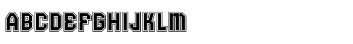 False Nine In Line Font