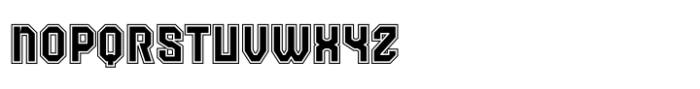 False Nine In Line Font UPPERCASE