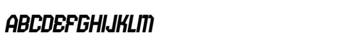 False Nine Italic Font UPPERCASE