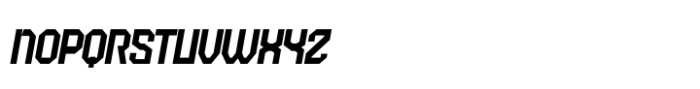 False Nine Italic Font UPPERCASE