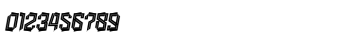 False Nine Sharp Italic Font OTHER CHARS
