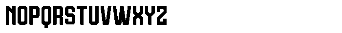 False9 Regular Font UPPERCASE