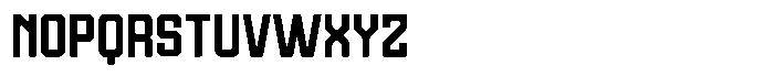 False9 Semi Expanded Font UPPERCASE