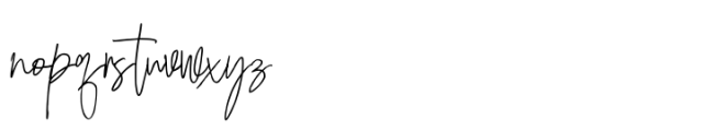 Falsoky Signature Brush Font LOWERCASE