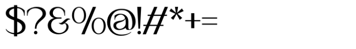 Falsome Regular Font OTHER CHARS