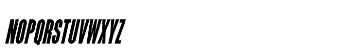 Famed Bold Oblique Font LOWERCASE