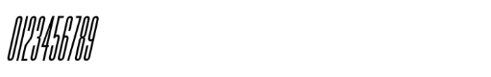 Famed Regular Oblique Font OTHER CHARS