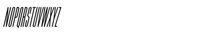 Famed Regular Oblique Font UPPERCASE