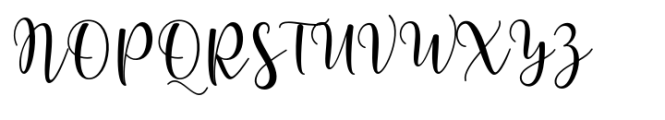 Family Time Script Font UPPERCASE