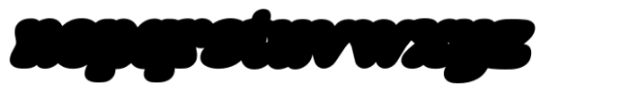 Fanchy Italic Shadow Font LOWERCASE