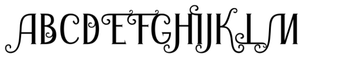 Fancy Kingdom MS Decorative Font UPPERCASE