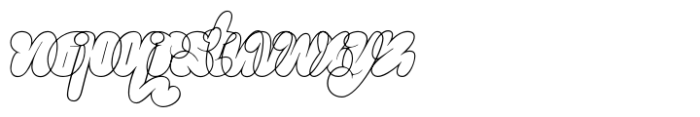 Fancy Quotes Outline Extreme Font LOWERCASE