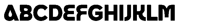 Fange Extra Bold Font UPPERCASE