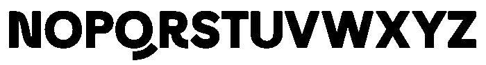 Fange Extra Bold Font UPPERCASE