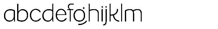 Fange Extra Light Rounded FONT