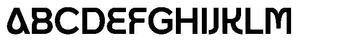 Fange Regular Font UPPERCASE