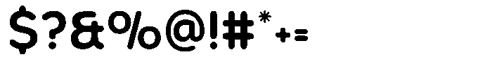 Fange Rounded Font OTHER CHARS