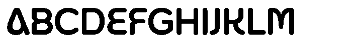 Fange Rounded Font UPPERCASE