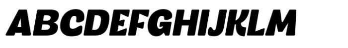 Fangled Black Italic Font UPPERCASE