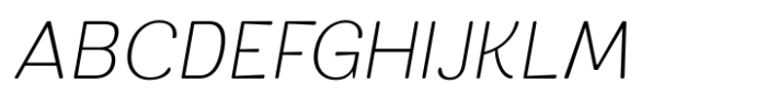 Fangled Thin Italic Font UPPERCASE
