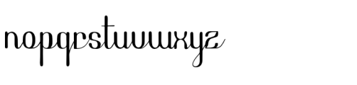 Fangogh Regular Font LOWERCASE