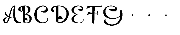 Fanila cokelate Font UPPERCASE