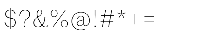 Fann Grotesque Pro ExtraLight Font OTHER CHARS