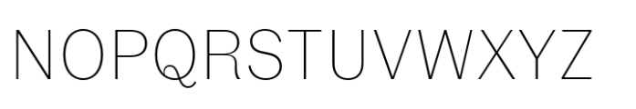 Fann Grotesque Pro ExtraLight Font UPPERCASE