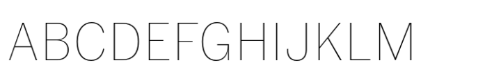 Fann Grotesque Pro Thin Font UPPERCASE