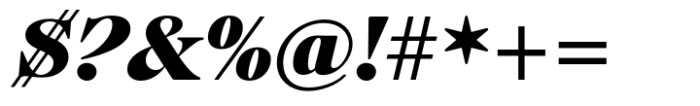 Fansan Bold Italic Font OTHER CHARS