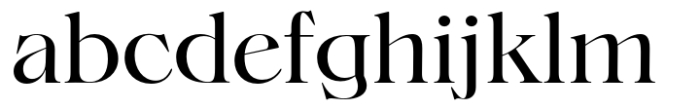 Fansan Display Light Font LOWERCASE