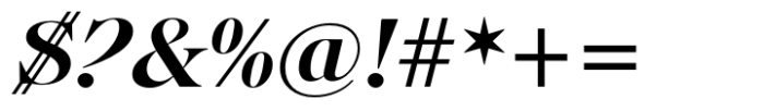 Fansan Display Medium Italic Font OTHER CHARS