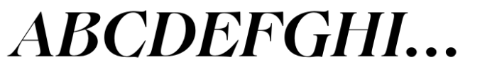 Fansan Display Medium Italic Font UPPERCASE