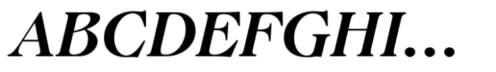 Fansan Medium Italic Font UPPERCASE