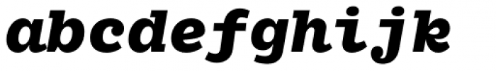 Fantabular MVB Bold Italic Font LOWERCASE