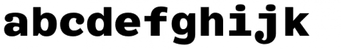 Fantabular Sans MVB Bold Font LOWERCASE