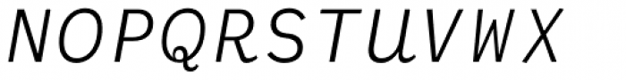 Fantabular Sans MVB Italic Font UPPERCASE