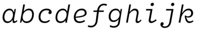 Fantabular Sans MVB Italic Font LOWERCASE