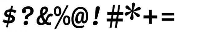 Fantabular Sans MVB Medium Italic Font OTHER CHARS