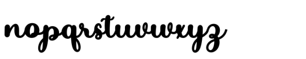 Fantasy Script Font LOWERCASE