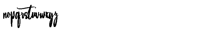 Fantera Sistem Font LOWERCASE