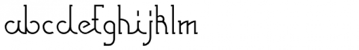 Fantillo Thin Font LOWERCASE