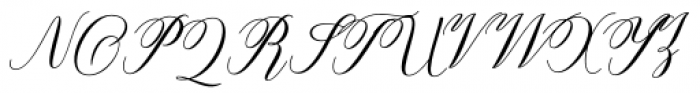 Fanya Regular Font UPPERCASE