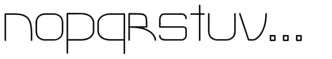 Far Space AT Regular Font LOWERCASE