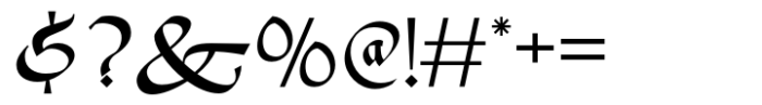 Faradisa Font OTHER CHARS