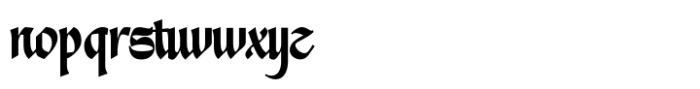 Faradisa Font LOWERCASE