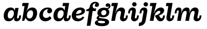 Farao Bold Italic Font LOWERCASE