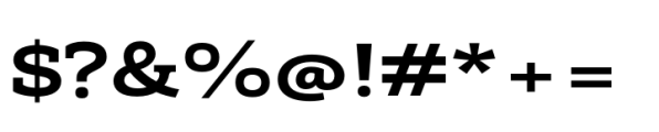 Faraon Expanded ExtraBold Font OTHER CHARS