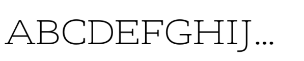 Faraon Expanded ExtraLight Font UPPERCASE