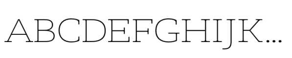 Faraon Expanded Thin Font UPPERCASE